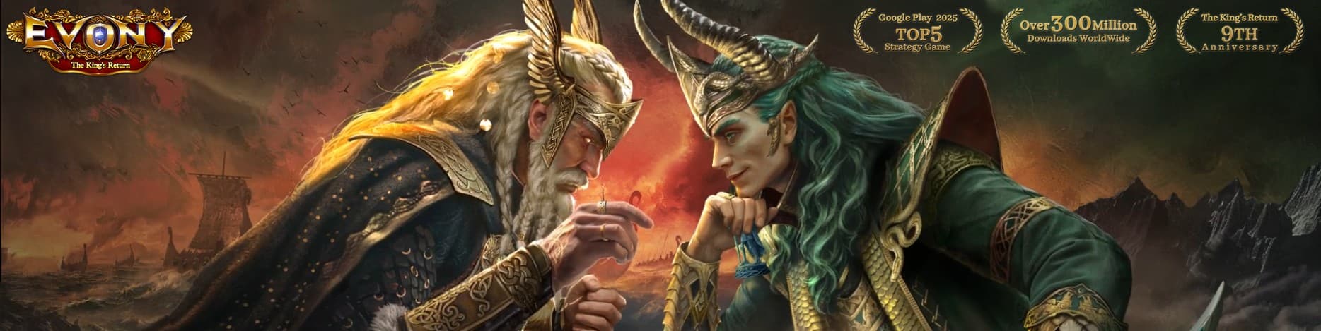 Evony: The King's Return key art