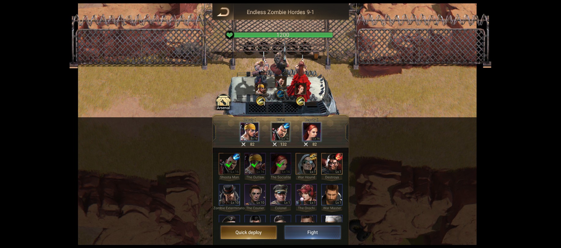 Last Shelter: Survival — Combat or battle view